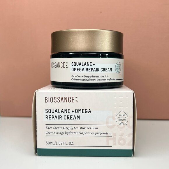 Biossance Squalane + Omega Repair Deep Hydration Moisturizer Full Size 50ml
